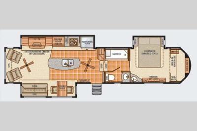 Floorplan - 2013 Dynamax Trilogy 3800RL