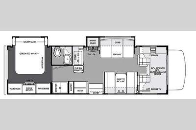 Floorplan - 2014 Forest River RV Forester 2861DS Ford