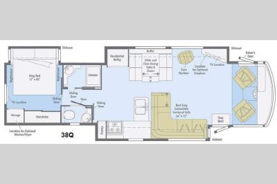 Floorplan - 2014 Itasca Suncruiser 38Q