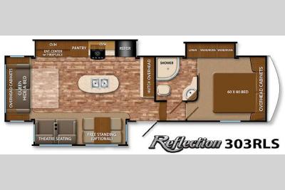 Floorplan - 2015 Grand Design Reflection 303RLS