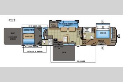 Floorplan - 2017 Jayco Seismic 4212