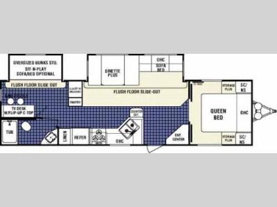 Floorplan - 2007 Dutchmen RV Classic 30S-DSL