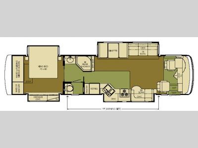 Floorplan - 2008 Newmar Ventana VTDP 3933