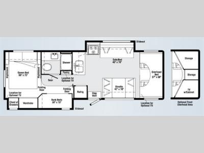 Floorplan - 2008 Winnebago Access 31J