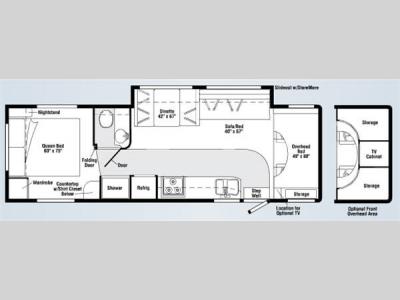 Floorplan - 2008 Winnebago Outlook 31C