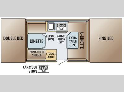 Floorplan - 2005 Jayco Jay Series 1007