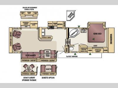 Floorplan - 2005 Jayco Designer 37RLQS
