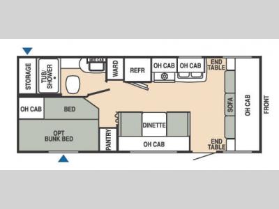 Floorplan - 2008 Starcraft  Star Stream SS21RB