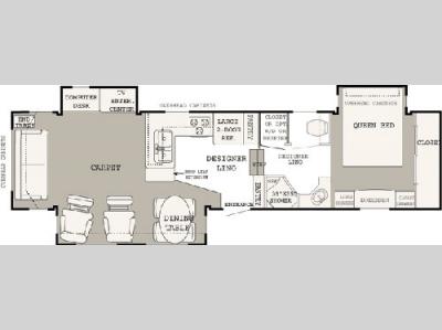 Floorplan - 2004 NuWa Champange 35 LKTG