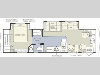 Floorplan - 2004 Holiday Rambler Neptune 34 PDD