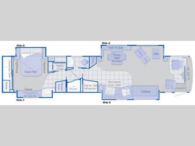 Floorplan - 2008 Country Coach Affinity 700 45 Saint Helena