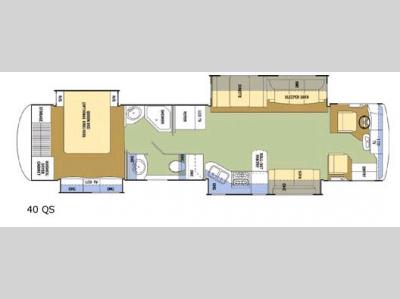 Floorplan - 2008 Coachmen RV Sportcoach Elite 40 QS