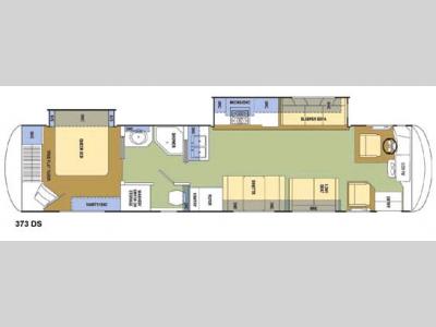 Floorplan - 2008 Coachmen RV Sportscoach Pathfinder 373 DS