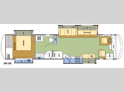 Floorplan - 2008 Coachmen RV Sportscoach Pathfinder 386 QS