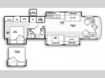 Floorplan - 2008 National RV Tropical TC36C