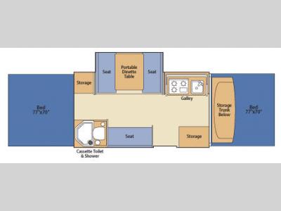Floorplan - 2008 Fleetwood RV Americana Williamsburg