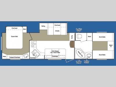 Floorplan - 2008 Keystone RV Laredo 32RS