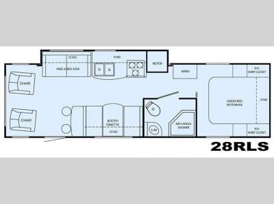 Floorplan - 2008 Heartland North Trail 28RLS