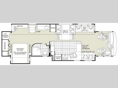 Floorplan - 2008 Fleetwood RV Excursion 39R