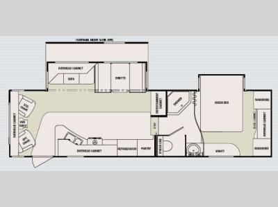 Floorplan - 2008 SunnyBrook Brookside 290 FWRLS