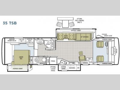 Floorplan - 2008 Tiffin Motorhomes Allegro Bay 35 TSB