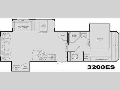 Floorplan - 2009 Heartland Sundance 3200ES