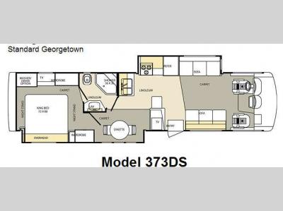 Floorplan - 2008 Forest River RV Georgetown 373DS