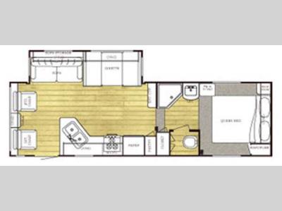 Floorplan - 2008 Gulf Stream RV Conquest 245FBW