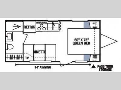 Floorplan - 2008 KZ Sportsmen LE S202LE