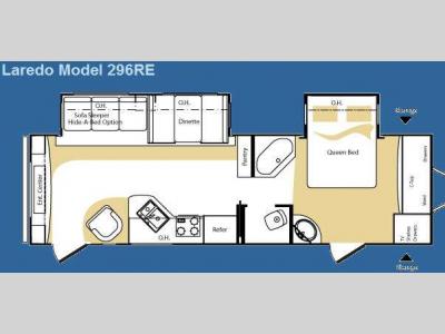 Floorplan - 2009 Keystone RV Laredo 296RE