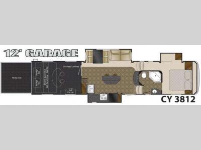Floorplan - 2010 Heartland Cyclone 3812