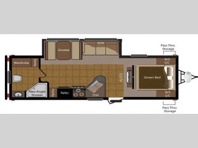 Floorplan - 2010 Keystone RV Sprinter 250RBS