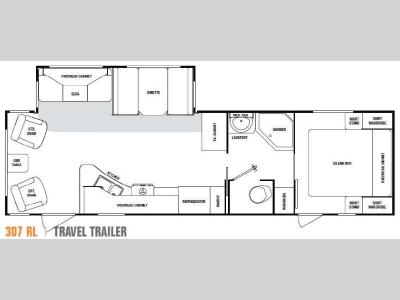 Floorplan - 2010 SunnyBrook Sunset Creek 307RL