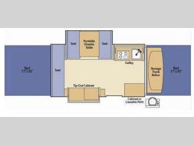 Floorplan - 2010 Coleman The Americana Series Bayside