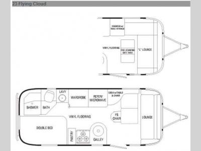 Floorplan - 2010 Airstream RV Flying Cloud 23