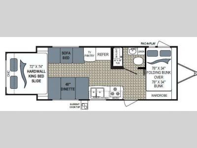 Floorplan - 2010 Dutchmen RV Kodiak 22KS