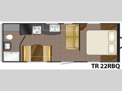 Floorplan - 2011 Heartland Trail Runner 22 RBQ