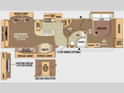 Floorplan - 2010 Jayco Eagle 371RLQS