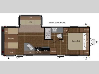 Floorplan - 2011 Keystone RV Springdale 243RDSSWE