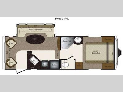 Floorplan - 2011 Keystone RV Laredo 245RL
