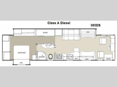 Floorplan - 2011 Coachmen RV Sportscoach Cross Country 385 DS