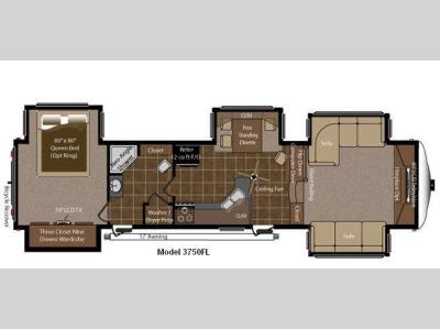 Floorplan - 2011 Keystone RV Montana 3750 FL