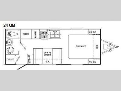 Floorplan - 2011 Coachmen RV Apex 24 QB