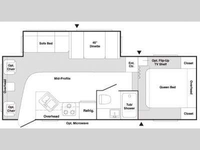 Floorplan - 2006 Keystone RV Springdale 242FWREL