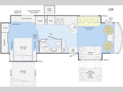 Floorplan - 2011 Itasca Suncruiser 35P