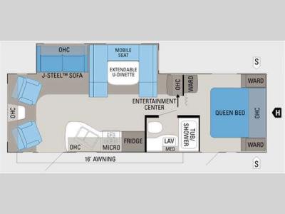 Floorplan - 2011 Jayco Jay Flight 26RLS