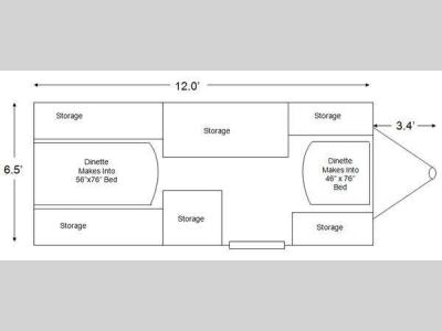Floorplan - 2011 ALiner Scout FDRD