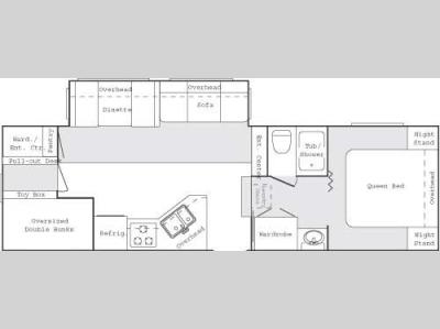 Floorplan - 2004 Keystone RV Cougar 281 EFS