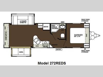 Floorplan - 2011 Forest River RV Wildwood Heritage Glen 272REDS