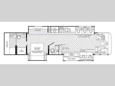 Floorplan - 2011 American Coach American Revolution 42T